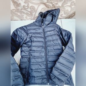 Columbian black puffer jacket medium Pre-owned